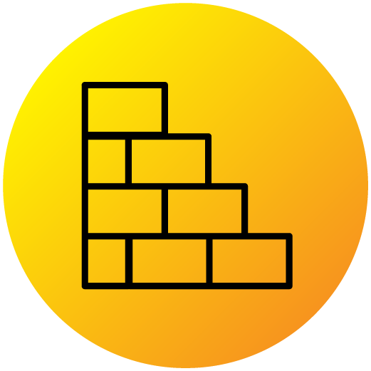 Icon of a brick wall
