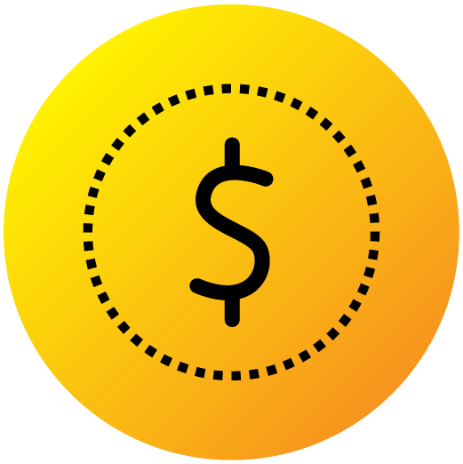 Icon of a dollar sign