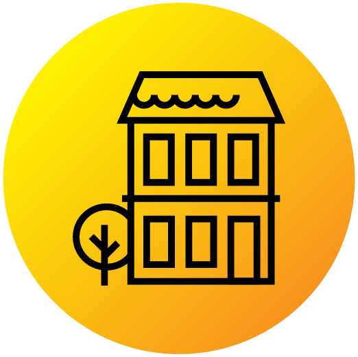 Icon of an apartment building