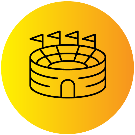 Icon of a sport stadium