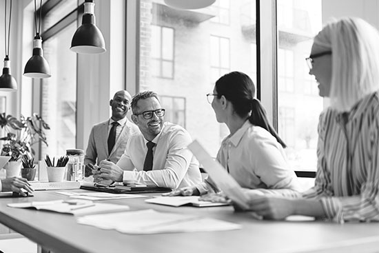 Business people having a meeting