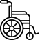 Icon of a wheelchair